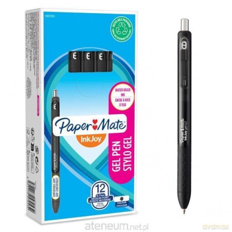 Długopis żelowy InkYoy czarny 0,7mm (12szt)