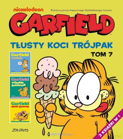 Garfield (Tom 7) Tłusty koci trójpak - Jim Davis, Jim Davis [KOMIKS]