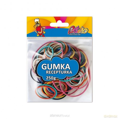 Gumki recepturki 250g mix kolorów