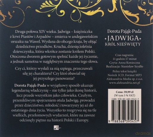 Jadwiga. Król nieświęty audiobook - Dorota Pająk-Puda [AUDIOBOOK]
