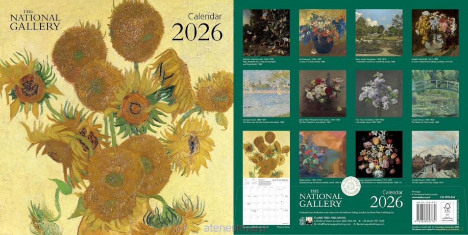 Kalendarz 2026 ścienny The National Gallery Wall [KALENDARZ]