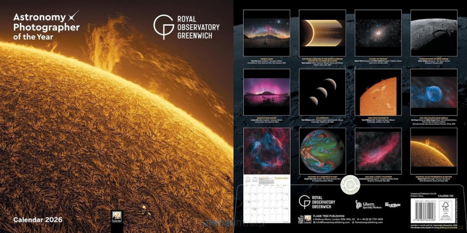 Kalendarz 2026 ścienny Zdjęcia astronomiczne [KALENDARZ]