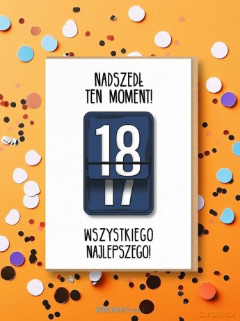 Karnet Urodziny 18
