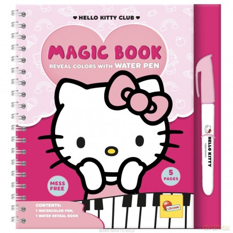 Kolorowanka wodna Hello Kitty [KSIĄŻKA]