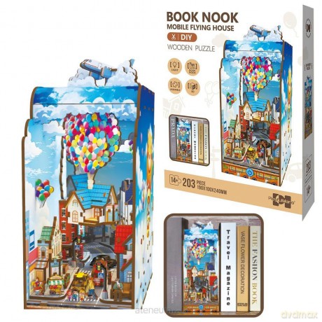 Książkowy zakątek latający domek [PUZZLE]
