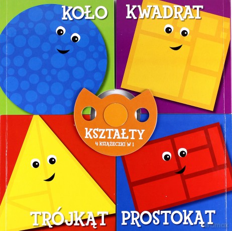 Kształty 4 Książeczki W 1 [KSIĄŻKA]