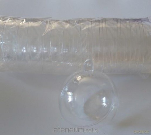 Kula transparentna 8cm 10szt