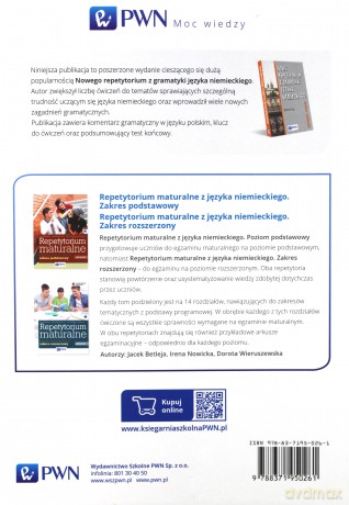 Nowe Repetytorium z Gramatyki Języka Niemieckiego - Stanisław Bęza [KSIĄŻKA]