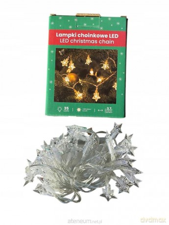 Lampki choinkowe LED ciepłobiałe 3,7m
