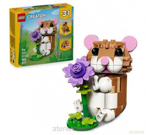 LEGO CREATOR Uroczy chomik z kwiatkiem(31376) [KLOCKI]