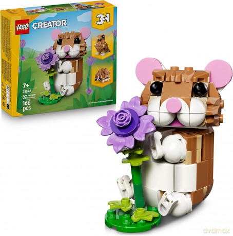 LEGO CREATOR Uroczy chomik z kwiatkiem(31376) [KLOCKI]