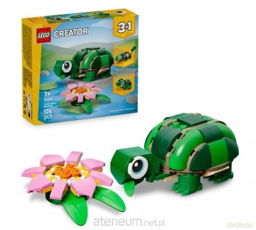 LEGO CREATOR Żółw i kwiat lilii wodnej (31377) [KLOCKI]