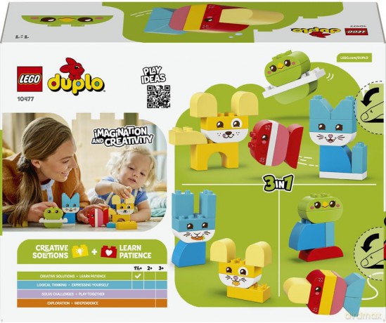 LEGO DUPLO Kreatywne zwierzaki 3w1 (10477) [KLOCKI]