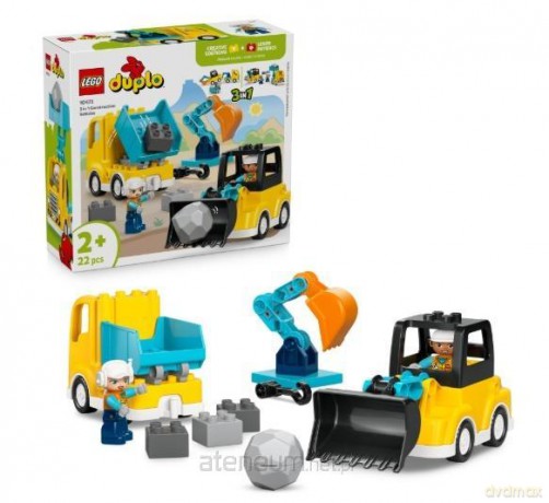 LEGO DUPLO Maszyny budowlane 3w1 (10475) [KLOCKI]