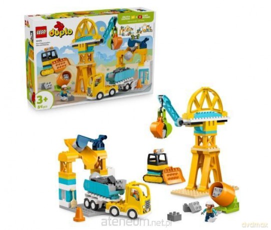 LEGO DUPLO Plac budowy z pojazdami 3w1 (10476) [KLOCKI]