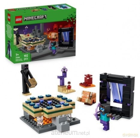 LEGO MINECRAFT Podróż przez portal netheru (21584) [KLOCKI]