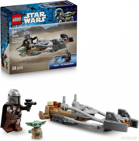 LEGO STAR WARS (75436) Śmigacz Mandalorianina i... [KLOCKI]