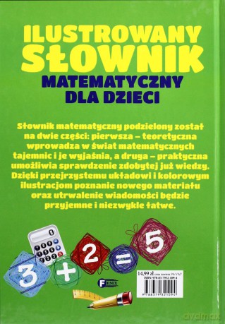 Ilustrowany Słownik Matematyczny Dla Dzieci - Studio Fenix [KSIĄŻKA]