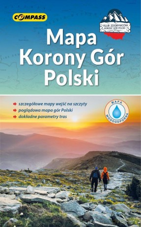 Mapa - Korony Gór Polski [KSIĄŻKA]