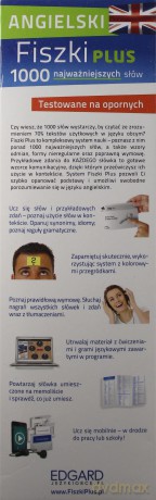 Fiszki Plus 1000 Najważniejszych Słów Angielski Dla Początkujących [KSIĄŻKA]+[CD]