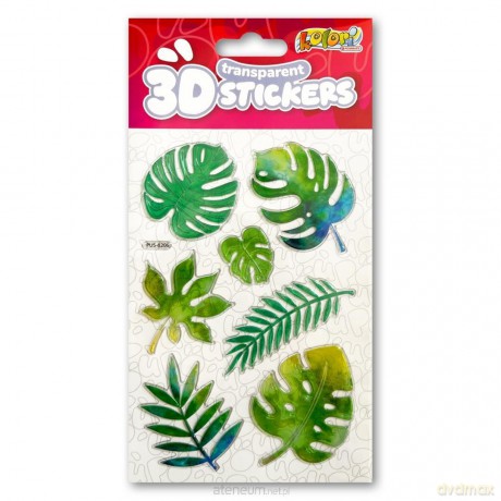 Naklejki 3D Transparent Green Leaves