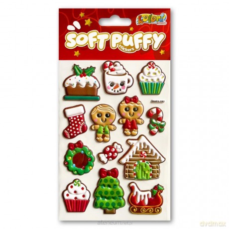 Naklejki puffy Christmas Cookie