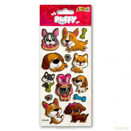 Naklejki puffy Dogs