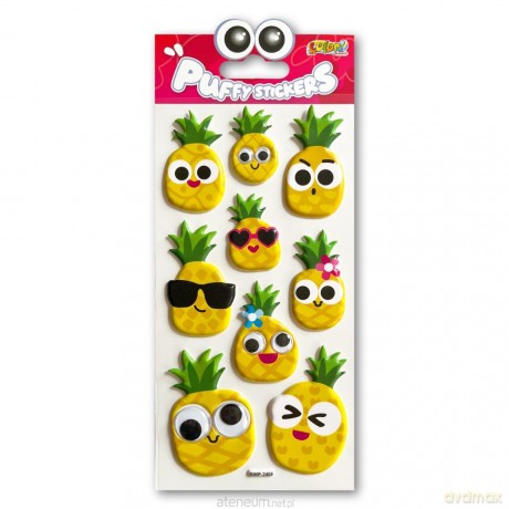 Naklejki puffy Pineapples Eyes