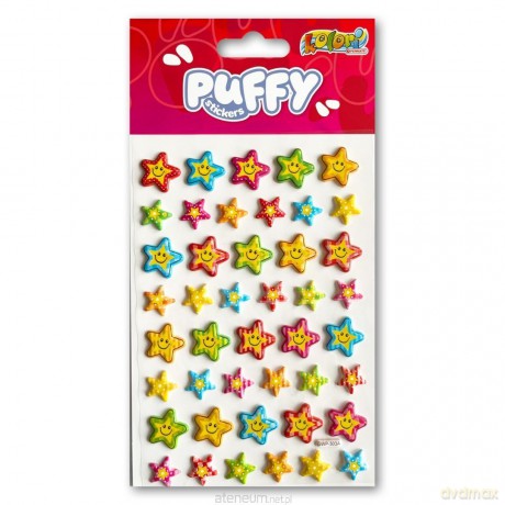 Naklejki puffy Star cookies