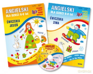 Pakiet Angielski Dla Dzieci 6-8 Lat Ćwiczenia Jesień Zima Nr 19-20 - Piechocka-Empel Katarzyna [KSIĄŻKA]