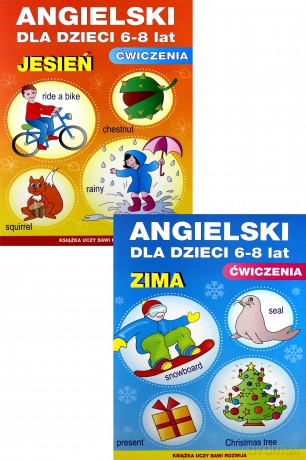 Pakiet Angielski Dla Dzieci 6-8 Lat Ćwiczenia Jesień Zima Nr 19-20 - Piechocka-Empel Katarzyna [KSIĄŻKA]