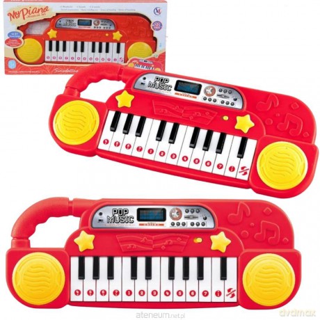Pianino czerwone