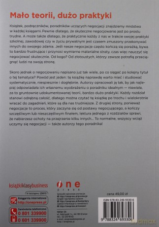O Negocjacjach i Negocjatorach Poradnik Praktyka - Andrzej Niemczyk, Mariusz Kędzierski [KSIĄŻKA]