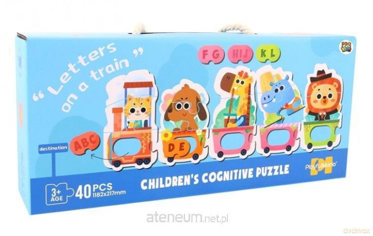 Puzzle dla dzieci edukacyjne pociąg [PUZZLE]