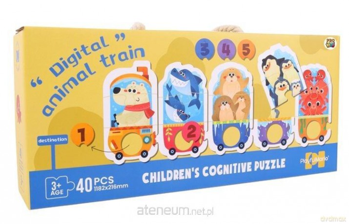 Puzzle dla dzieci edukacyjne pociąg [PUZZLE]