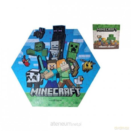 Puzzle drewniane 130 Minecraft Creeper [PUZZLE]