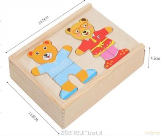 Puzzle drewno misie [PUZZLE]