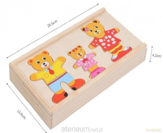 Puzzle drewno misie [PUZZLE]