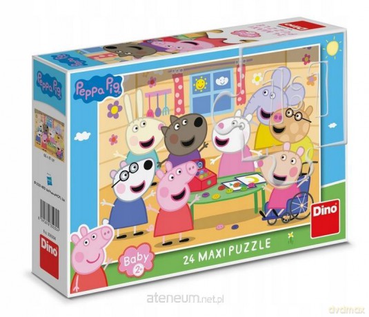 Puzzle maxi 24el. Świnka Peppa wizyta w sklepie [PUZZLE]