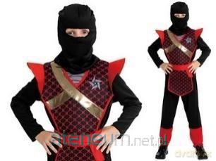 Strój Ninja Wojownik rozmiar M 120-130cm