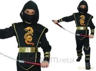 Strój Ninja wojownik rozmiar M 120-130cm