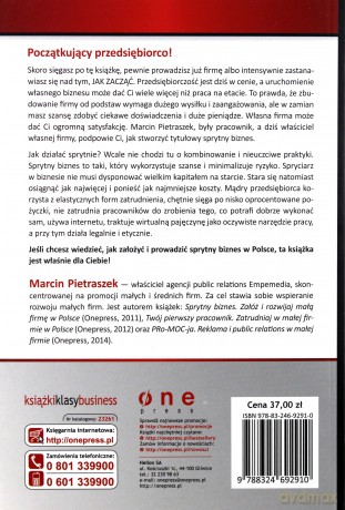 Sprytny Biznes Załóż i Rozwijaj Małą Firmę W Polsce Wydanie 2 - Marcin Pietraszek [KSIĄŻKA]