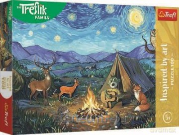 TREFL 100 el. Przy ognisku [PUZZLE]