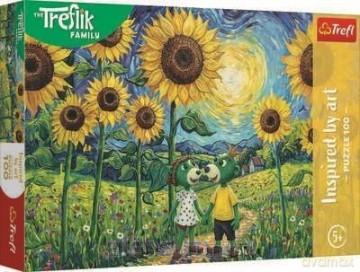 TREFL 100 el. Spacer wśród słoneczników [PUZZLE]