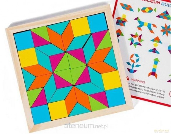 Układanka drewniana geometryczna