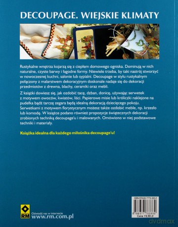 Decoupage Wiejskie Klimaty - Gloria Ferini, Marisa Lupato [KSIĄŻKA]