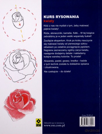 Kurs Rysowania i Malowania Kwiaty - Patricka Legendre, Philippe Legendre [KSIĄŻKA]