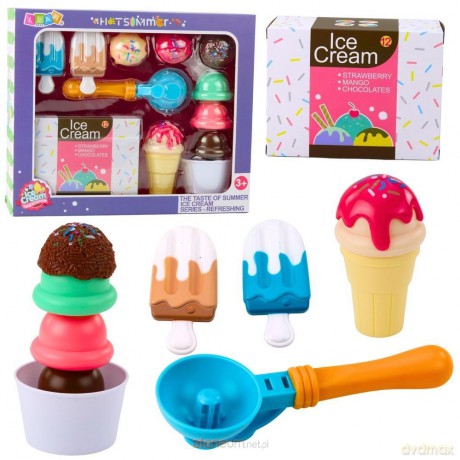 Zestaw słodkości Lody 14el