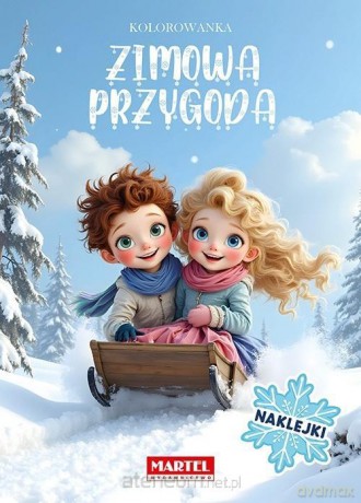 Zimowa przygoda z naklejkami - Klaudia Jędrysiak [KSIĄŻKA]
