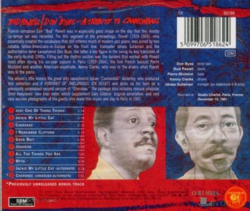 Bud Powell & Don Byas: A Tribute To Cannonball (SBM) (USA) [CD]